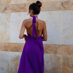 Robe Cocktail Violette 4