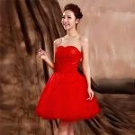 Robe De Cocktail Courte Bustier Boule 8