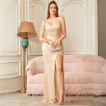 Robe De Cocktail Doree