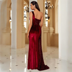 Robe De Cocktail Longue Fendue 8