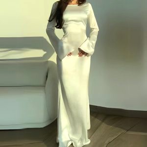 Robe De Cocktail Longue Ivoire 4